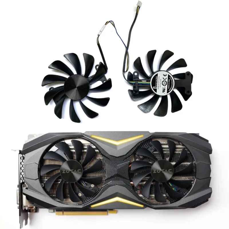 

95mm 4pin GAA8S2U GFM10012H12SPA brand new original fan cooling fan suitable for Zotac Geforce GTX 1070 1080 amp GTX1080 graphic