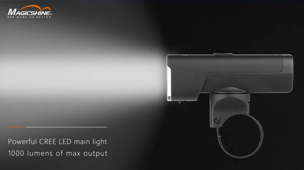 Magicshine ALLTY 1000 USB зарядный передний велосипедный светильник CREE XP-L V6 max 1000 люмен Magicshine SEEMEE 20 задний велосипедный светильник