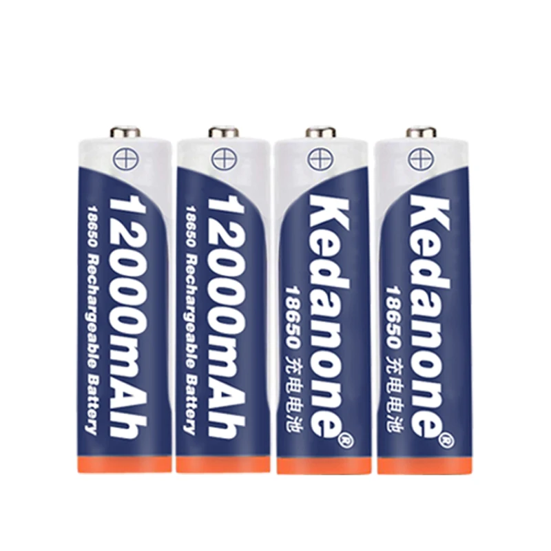18650 Battery Rechargeable 3.7V 12000mAh Capacity Li-ion For Flashlight Torch Battery+Charger | Электроника