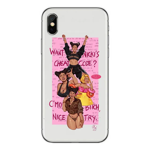 Onika Tanya Maraj My Queen Roman Reloaded clear Silicone TPU phone Case Cover for iPhone 8 7 6 6S Plus 5 5S SE X XS Max XR Coque | Мобильные