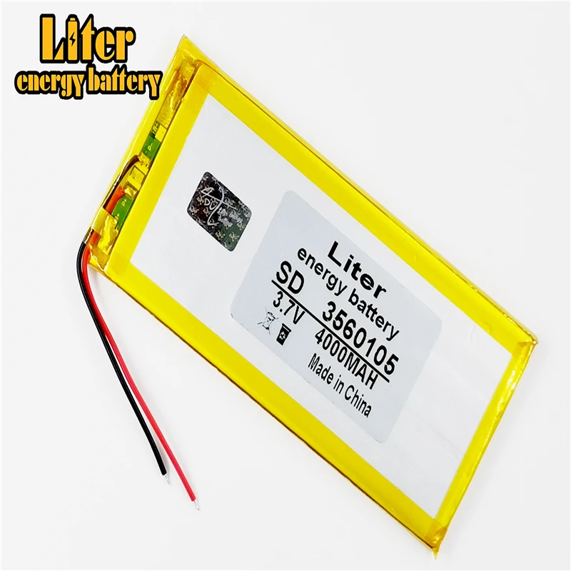 Ультратонкий полимерный аккумулятор 3 7 в 4000 мАч для планшетов и ноутбуков