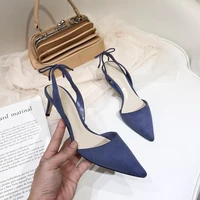 summer women sandals korean style pointed toe bowknot lady pumps office lady wedding party shoes mothers day gift