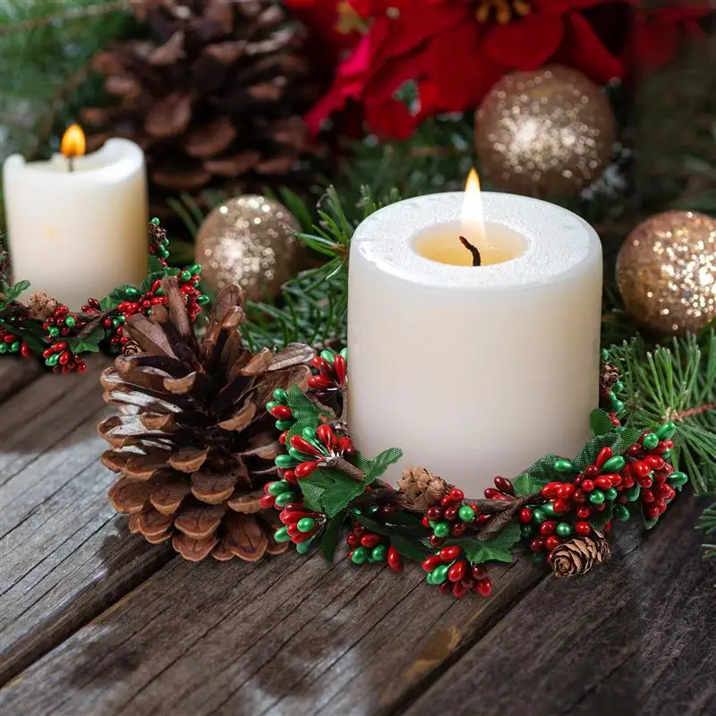 6 шт. искусственные Висячие венки из ягод 7 см | Дом и сад