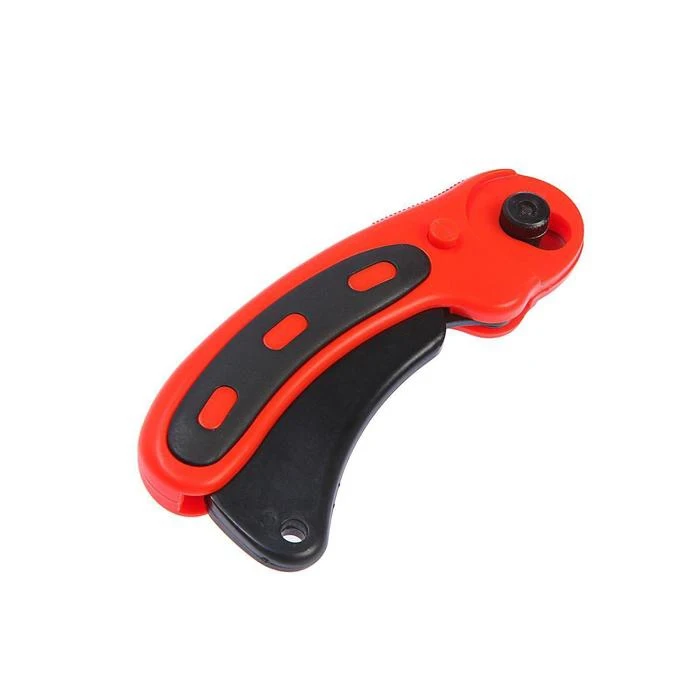 Лезвие круглое LOM с пластиковым корпусом роликового ножа 28 мм + подарочные лезвия - 3 шт. 5429427 Ножи Складные Инструменты Рука.