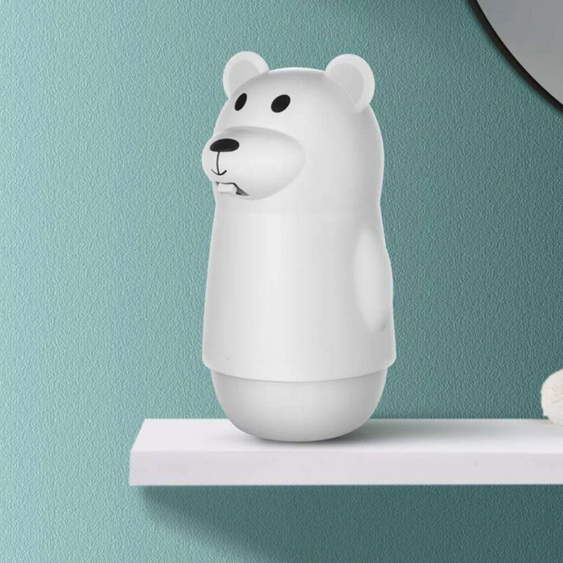 

Automatic Induction Foam Touchless Soap Dispenser USB Rechargeable Foaming Soap Dispenser Panda Cartoon Type 300ml