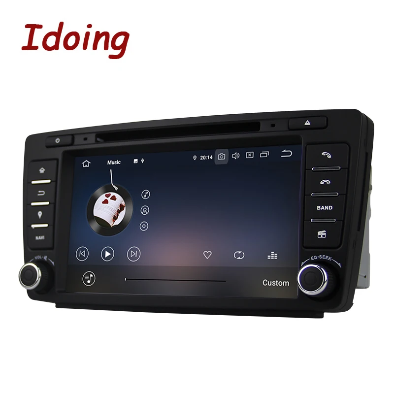 Idoing Android 9,0 4G+ 64G Восьмиядерный 2 din DVD для Skoda Octavia 2 A5 2008-2013 автомобильный Радио Мультимедиа Видео плеер навигация gps