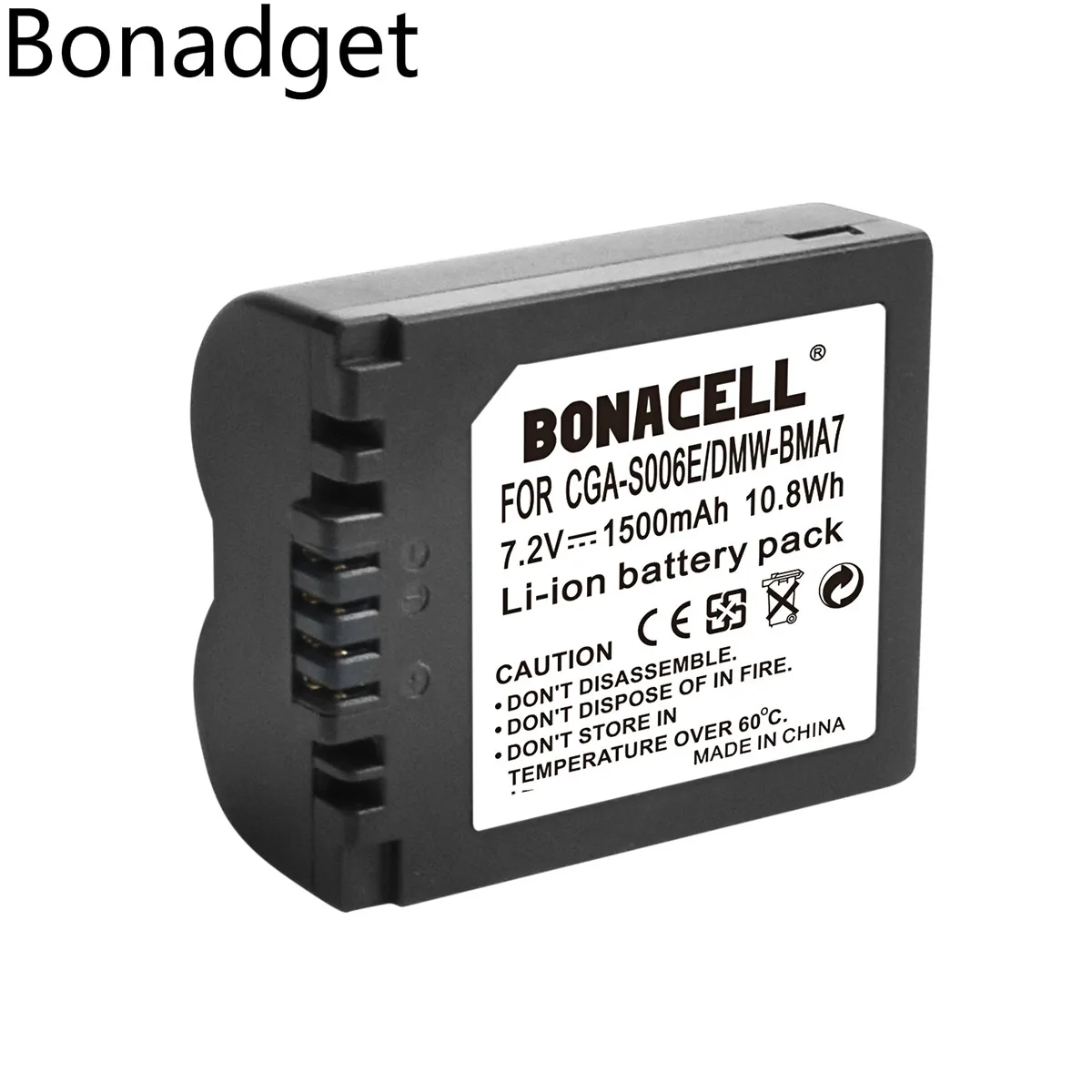 Bonadget 1500 мА/ч CGA S006 CGR S006E S006A DMW BMA7/USB кабель для Panasonic Lumix DMC FZ7 FZ8 FZ18 FZ28 FZ50 FZ30 Камера