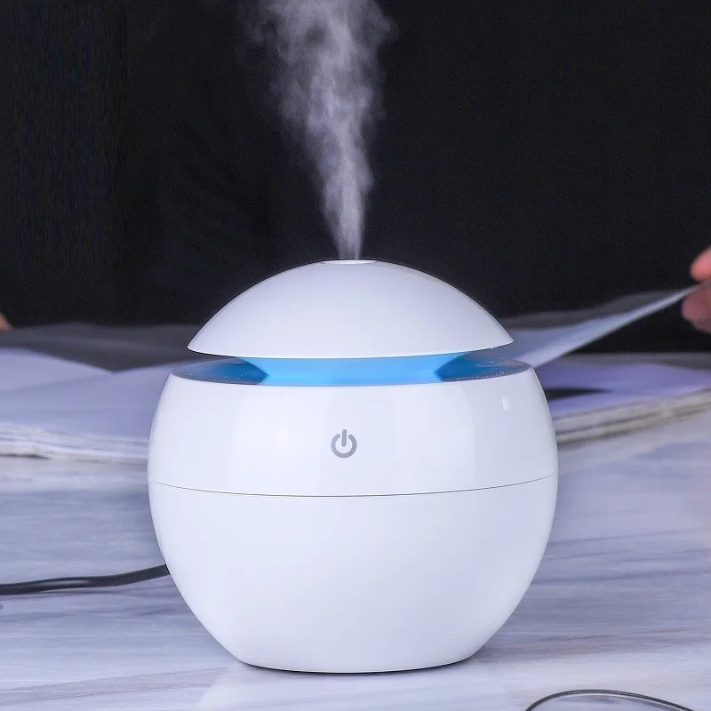 

KBAYBO 130ML USB humidifier Ultrasonic aromatherapy essential oil diffuser for home electric diffusers air purifier with lights