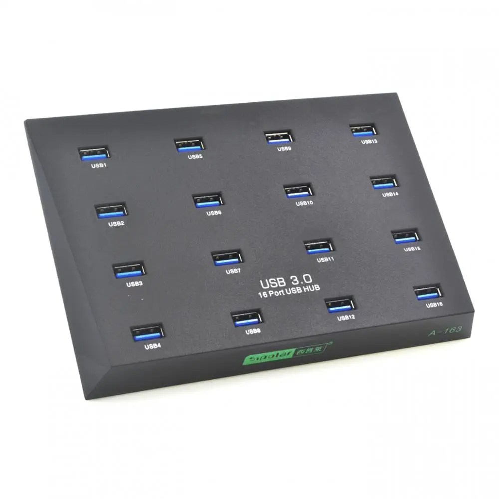 Sipolar A-163 16 портов промышленный USB 3 0 Дубликатор концентратор для партии
