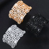 larrauri luxury exaggerated zircon rings for women man india gold silver color wedding bridal aros finger accessories bijoux