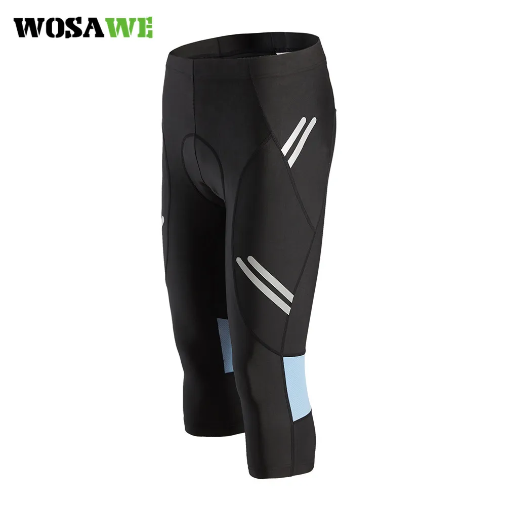 WOSAWE новые мужские велосипедные брюки эластичные облегающие одежда гелевые шорты