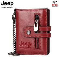 rfid credit card holder wallet men aluminum pop up cardholder blocking case genuine leather hasp creditcard holder coin purse