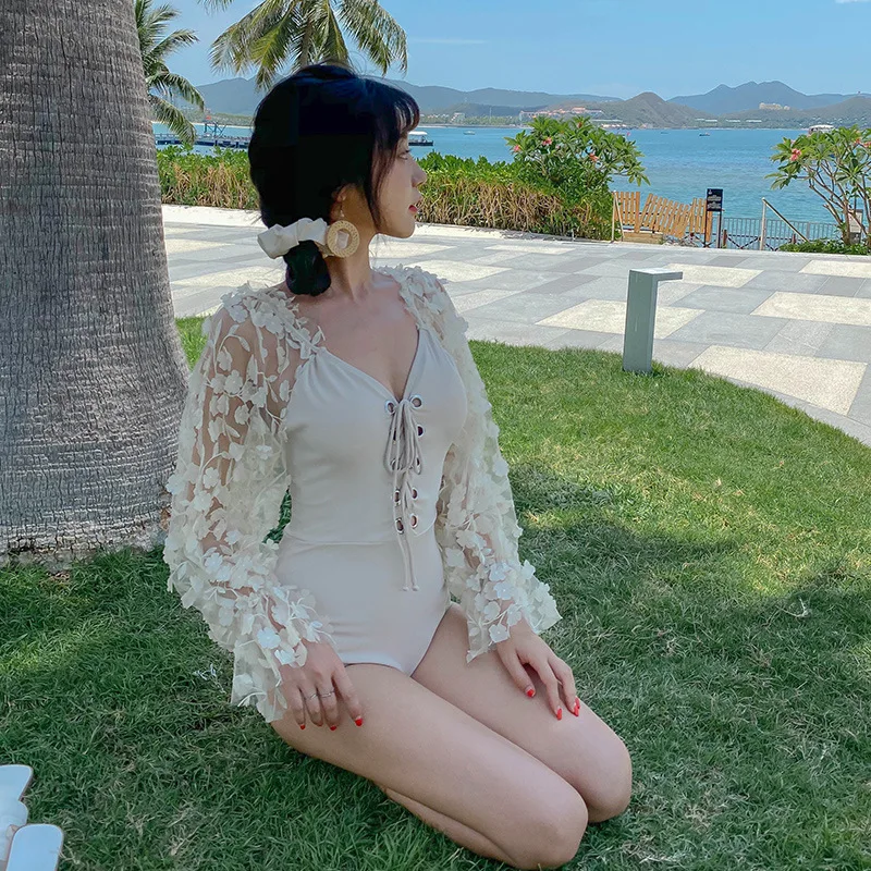 

Sexy One Piece Swim Suit Korean Female Bodysuit Women Beach Fashion Bikini 2020 Swimwear New 2021 Swimsuit Hot Animal Bamboo