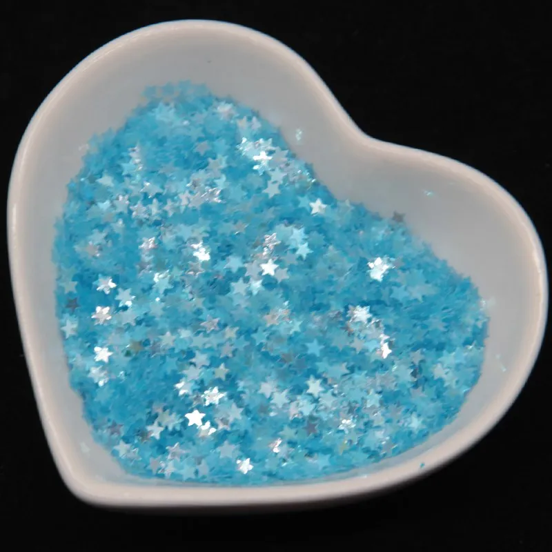 Прозрачные блестящие 3 мм микс звезды свободные пайетки для