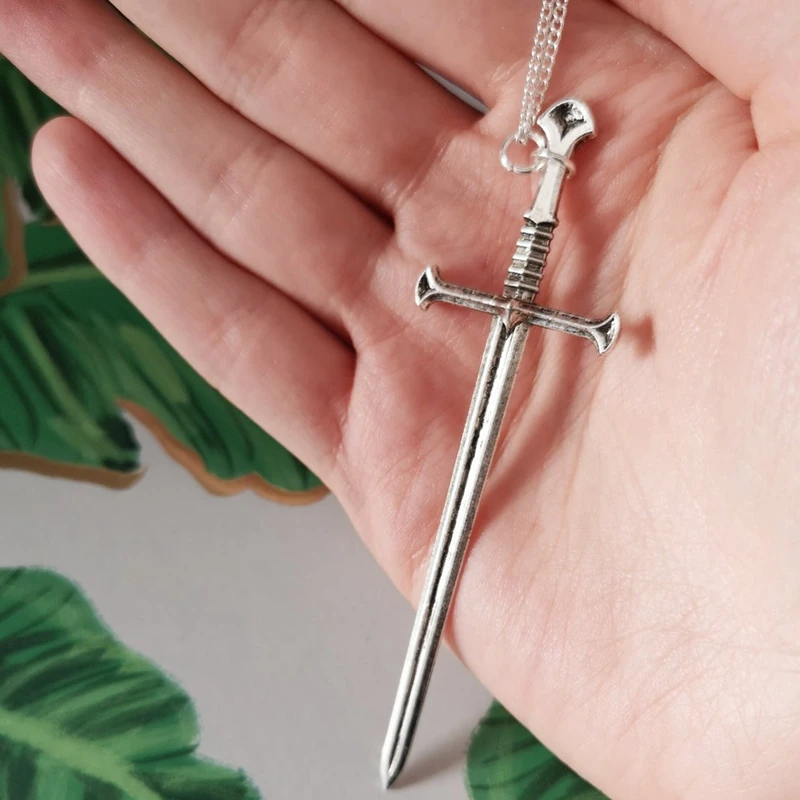 

New sword necklace, dagger necklace, sword pendant, pagan, gothic, witchcraft, spells, witchcraft, witches, medieval jewelry,