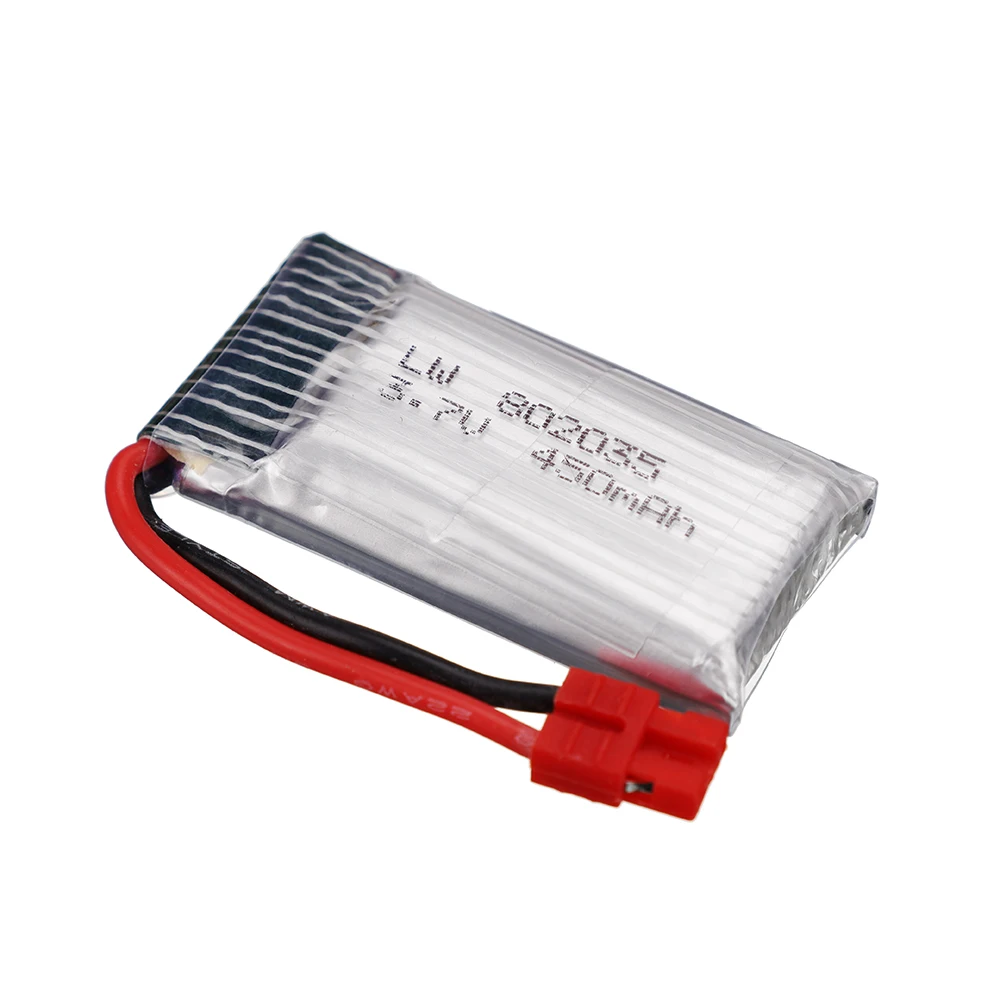 3 7 в 450 мАч 802035 Lipo Батарея для SYMA X15 X15C X15W X5A-1 Квадрокоптер с дистанционным