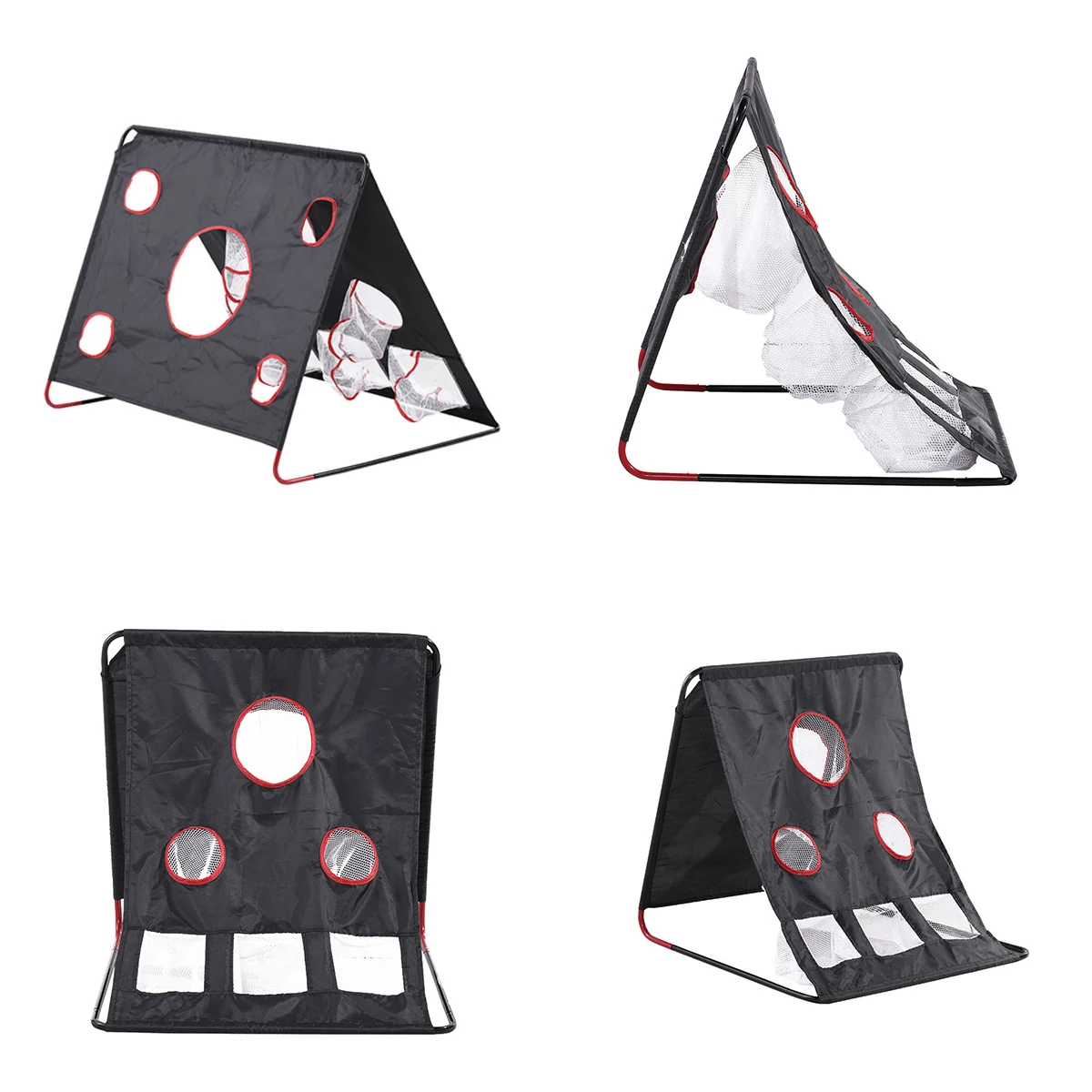 Online Sıcak Satış Taşınabilir Golf Eğitim Corehole Oyun Golf Chipping Net Panoları Arka Doğruluk Salıncak Uygulama