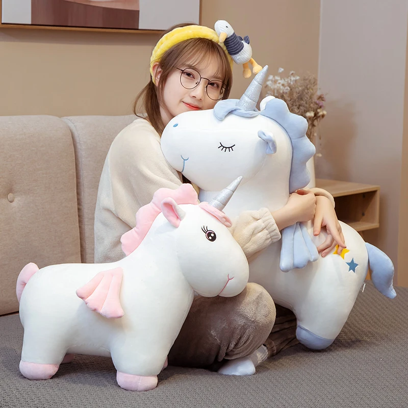 

20cm Cute Unicorn Pillow Baby Unicorn Toys For Kids Stuffed Baby Toy For Girls Children Christmas Gift White Unicorn Love Doll