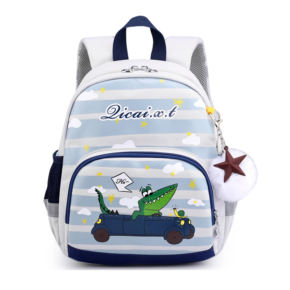 Школьный рюкзак для мальчиков и девочек, милые школьные ранцы с мультяшными животными для детей дошкольного возраста, Детская сумка для кни...