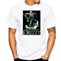 drizzt dourden forgotten realms salvatore t shirt the legend of drizzt s 3xl summer short sleeves cotton t shirt top tee
