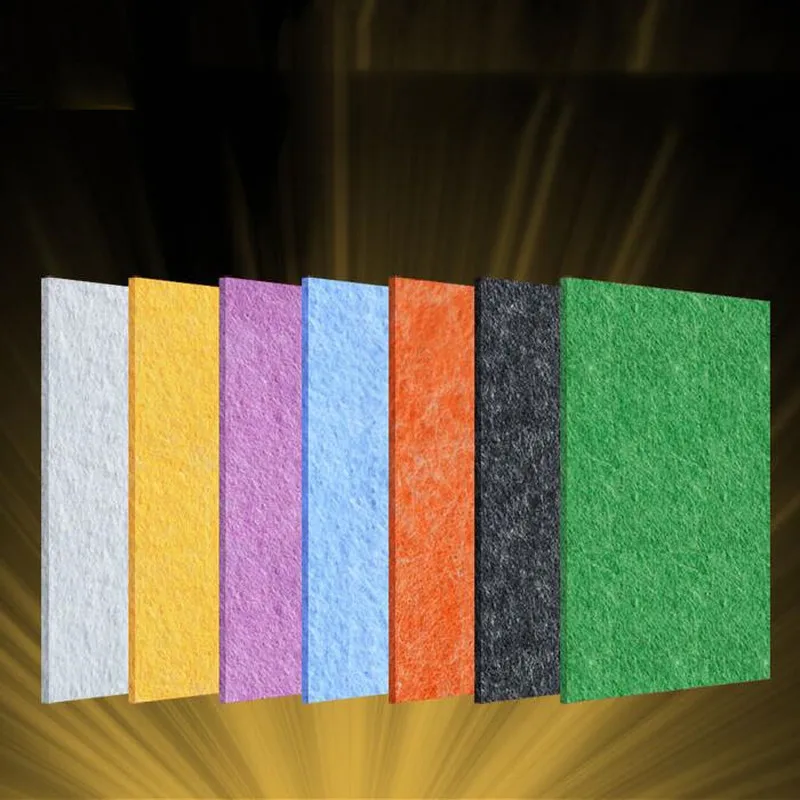 

40 x 40cm Polyester fiber acoustic cotton soundproofing studio walls KTV Audio Studio Room noise insulation panels Wall decor