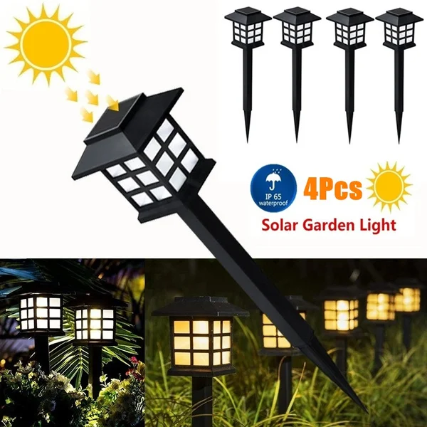 

1/2/4/6 шт. светодиодный солнечный Автомобильная подсветка Водонепроницаемый наружний солнечный светильник для сада/патио/проезжей части/Пей...