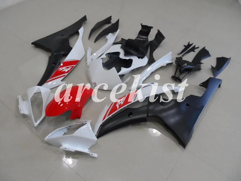

4Gifts Injection Mold New ABS Fairings kit fit for YAMAHA YZF-R6 2008 - 2016 08 09 10 11 12 13 14 15 16 Body set Red white black