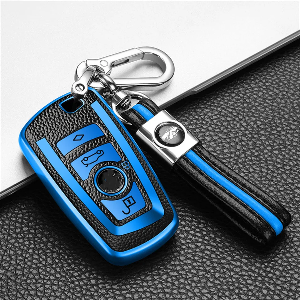 

Car-Styling Auto Carbon Fiber Key Cover Shell Case For Bmw New 1 3 4 5 6 7 Series F10 F20 F30 E60 E90 E46 G30 Accessories