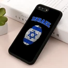 Bernanдес, флаг Израиля, отпечаток пальца, Звезда Давида, чехол для телефона iPhone 6S 7 8 Plus X XS XR 11 12 MiNi PRO MAX