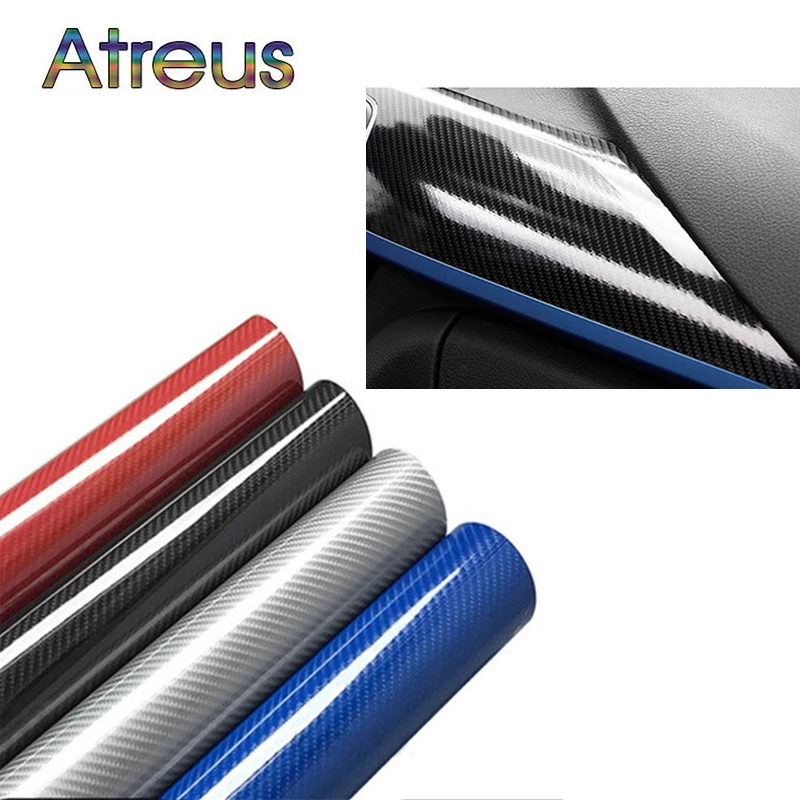 Высокоглянцевая 5D виниловая пленка из углеродного волокна автомобильные