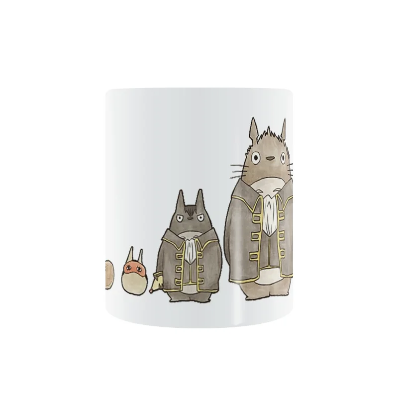 Ins Doctor Who Totoro мультяшный керамический подарок большая емкость ложка керамическая