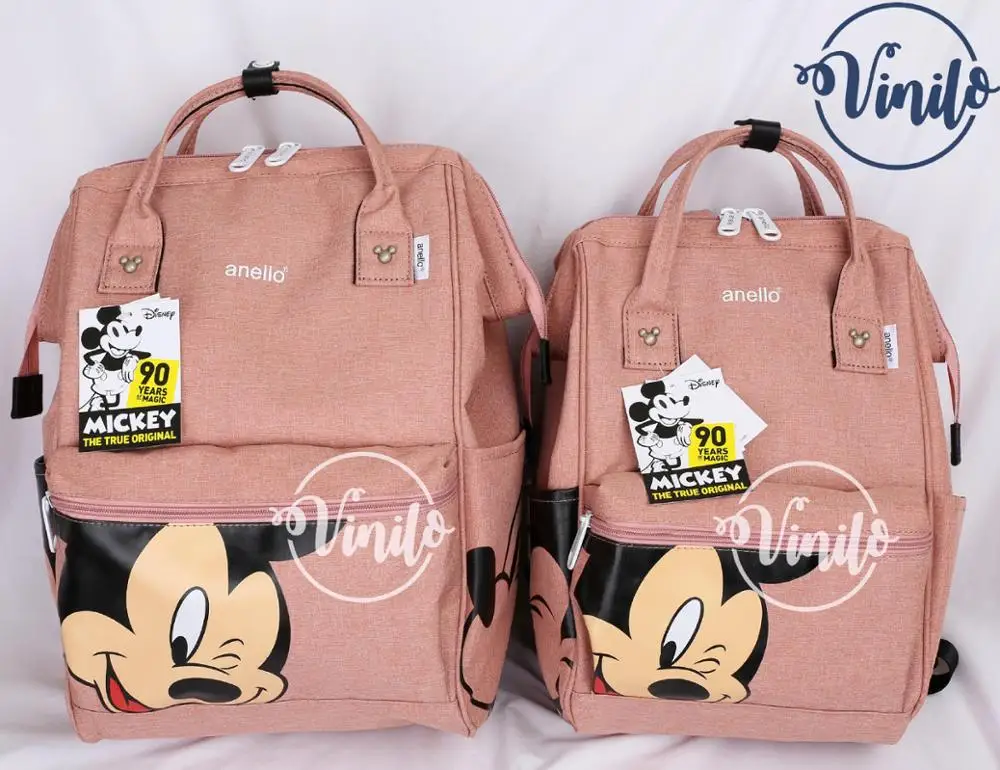 Disney Микки Маус рюкзак многофункциональный большой емкости рюкзак сумка под подгузники Водонепроницаемая мужская женская сумка на плечо дорожная сумка