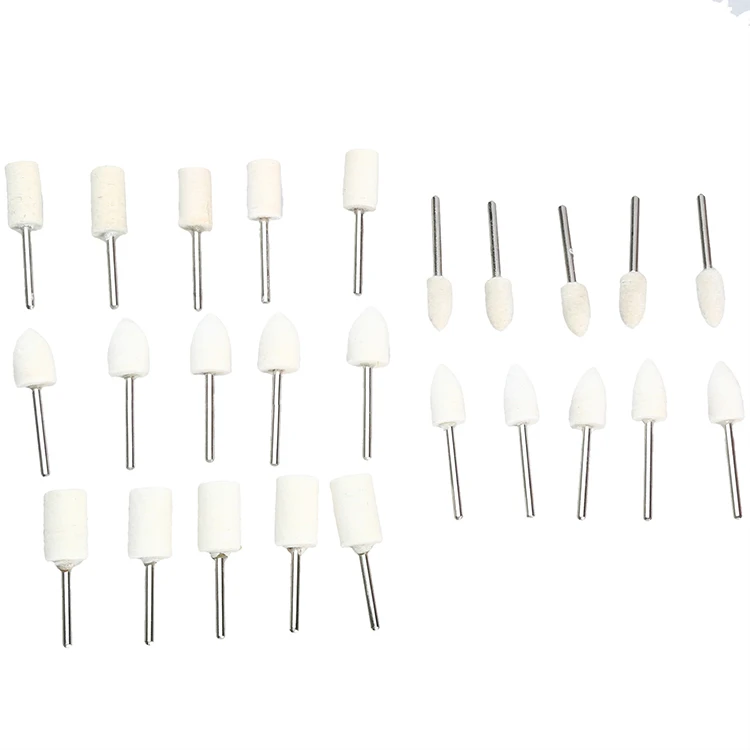 25 шт. Dremel аксессуары войлочная шерсть шлифовальный Полировочный диск колодки