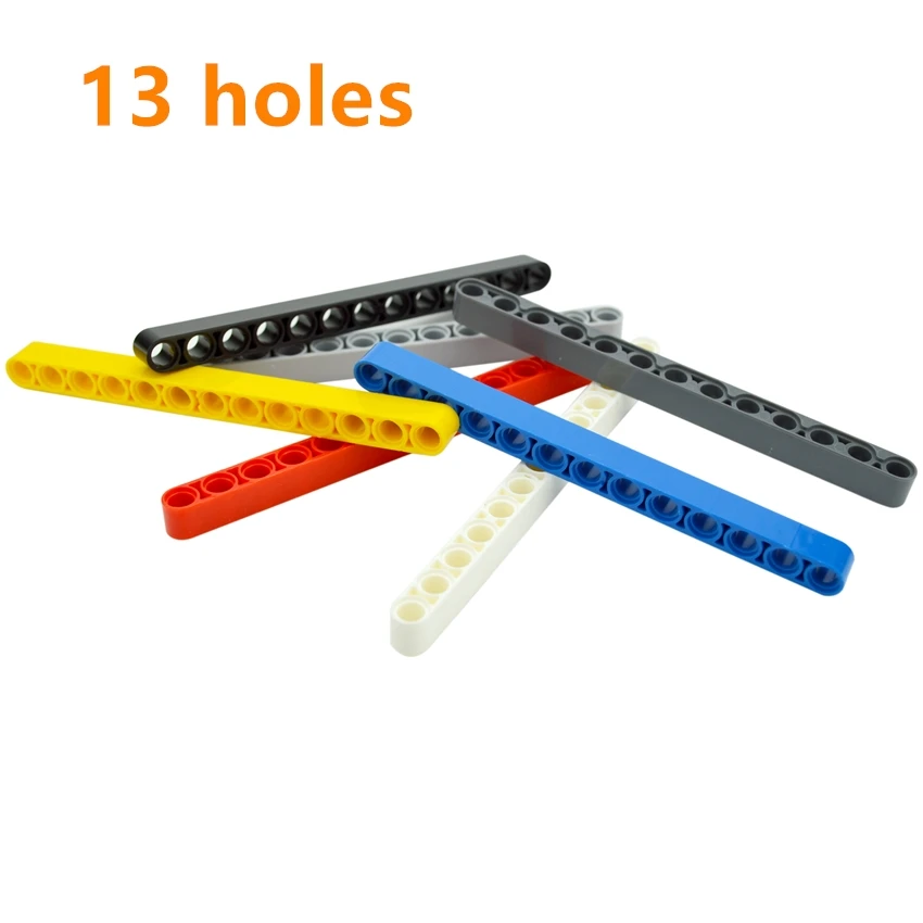 

Thick 1x13 hole arm Building Blocks Technical DIY Liftarm Bricks Compatible Assembles Particles MOC Parts Educational Toys 41239