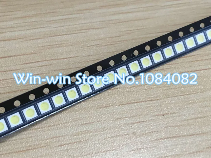 100pcs Lextar LED Backlight High Power 1.8W 3030 6V Cool white 150-187LM PT30W45 V1 TV Application smd led diode | Электронные