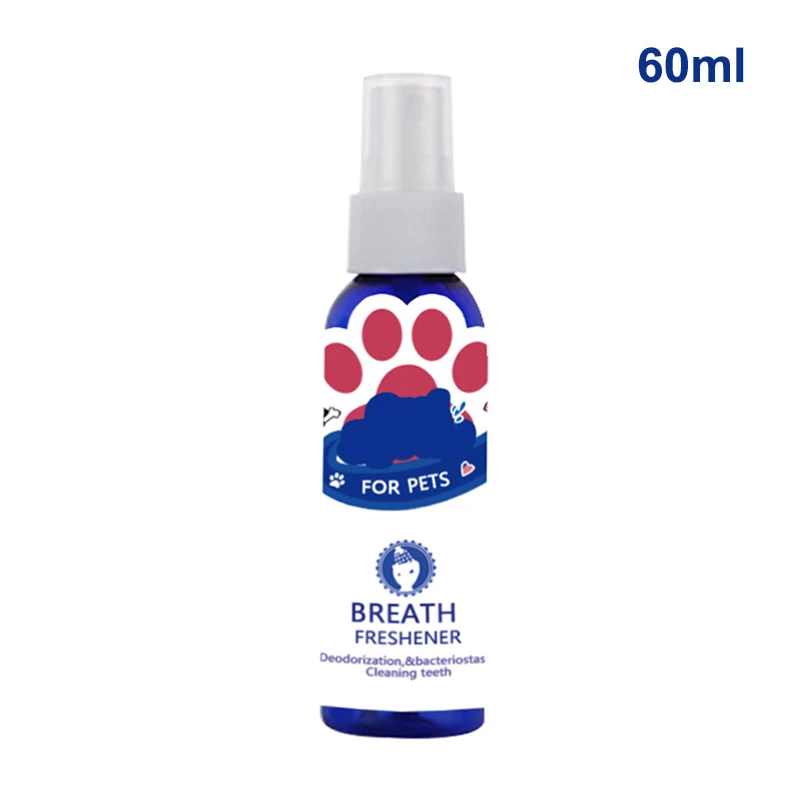 

Pet Breath Freshener Spray Dog Teeth Cleaner Dog Cat Oral Healthy Dental Care Pet Dog Supplies Stain Odor Removers Hogar