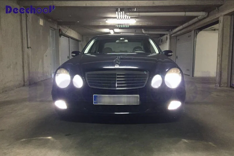 2x7 2 W -Real 12SMD 3030 Canbus светодиодный ные Противотуманные фары для Mercedes-benz Mercedes W211 W212 W164