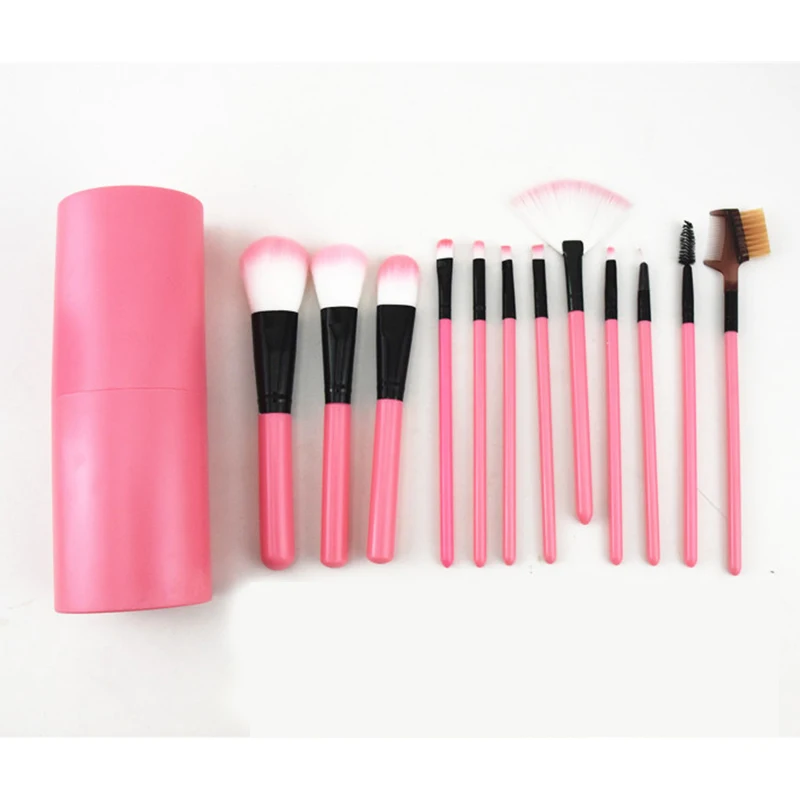 

Makeup Brushes Set Professional 12pcs Make Up Brushes for Foundation Powder Concealers and Eyeshadow with Storage Box Brushes