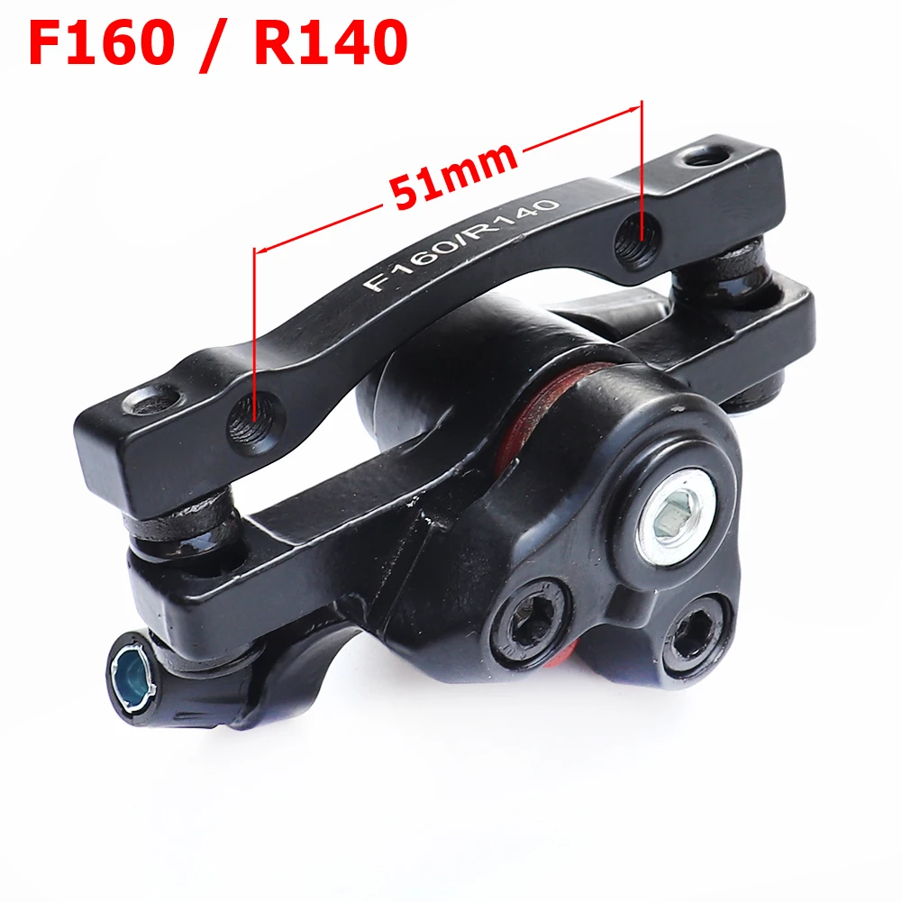 

Bicycle Front Disc Brake Bike Caliper F160 / R140 Aluminum Alloy Brake Bike Part Good Quallity