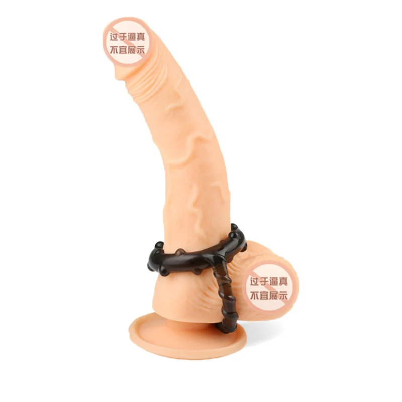 Кольцо для пениса в горошек многоразовое кольцо с задержкой удлинитель