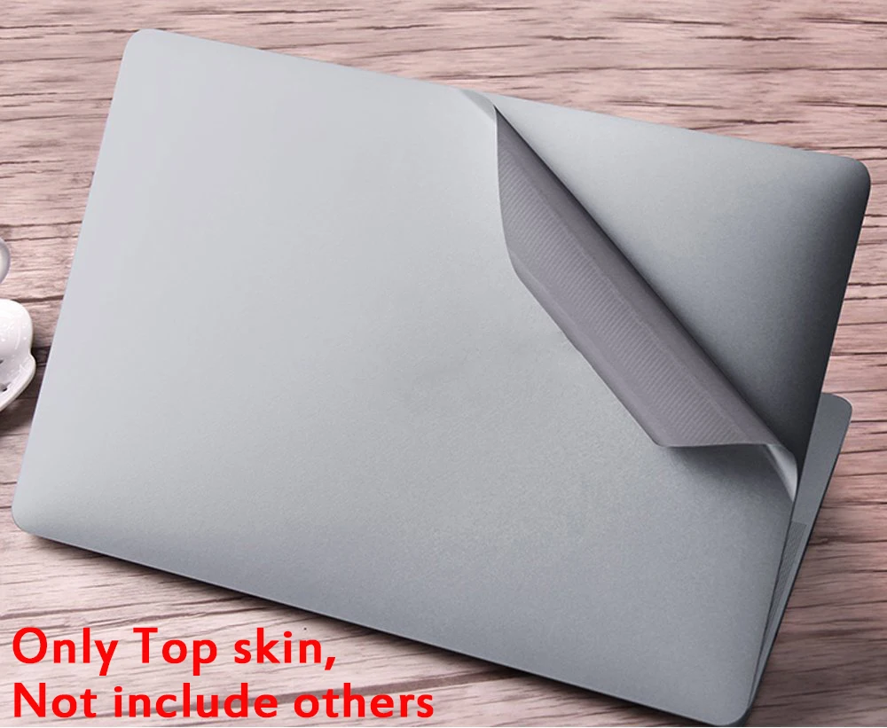 Виниловая наклейка для ноутбука Macbook Air 11 13 Pro 15 12 серебристо-серая | Компьютеры и