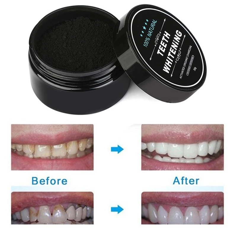 

Organic Natural Activated Bamboo Charcoal Whitening Teeth Whitening Toothpaste Tooth Powder Toothbrush Oral Hygiene Cleaning