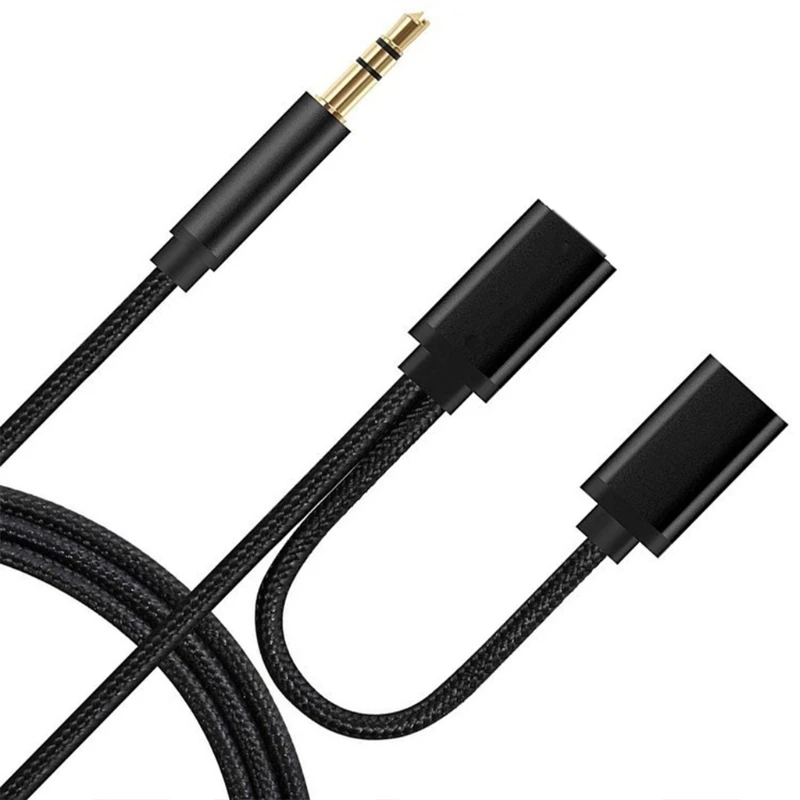 Аудиокабель в нейлоновой оплетке с разъемом для наушников 3 5 мм|Акустическая
