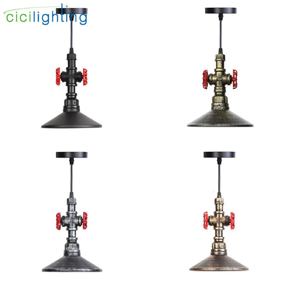 Промышленность Ретро подвесные светильники Винтаж Светодиодная трубка гладить