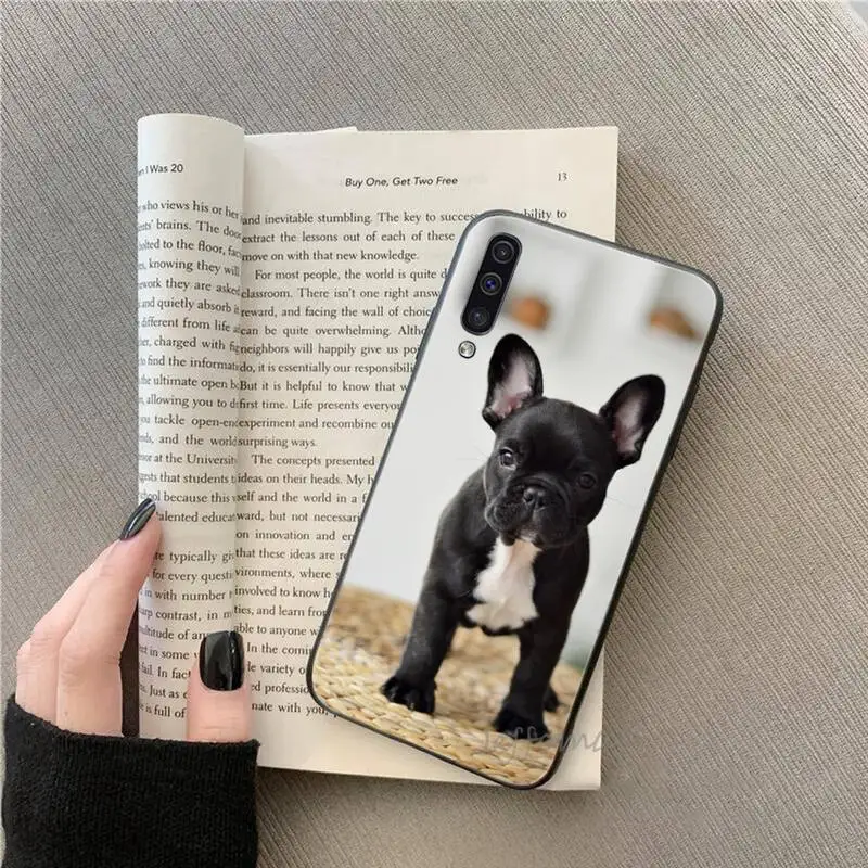 

French bulldog dog animal Phone Case For Samsung galaxy S note 7 8 9 10 20 fe edge A 6 10 20 30 50 51 70 lite plus Funda