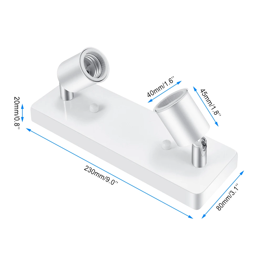 $10.34 2 Attic Ceiling Lamp Holder Art Kitchen Wall And Modern E27 Lamp Holder Living Bar Lighting Device (Not Bulb)