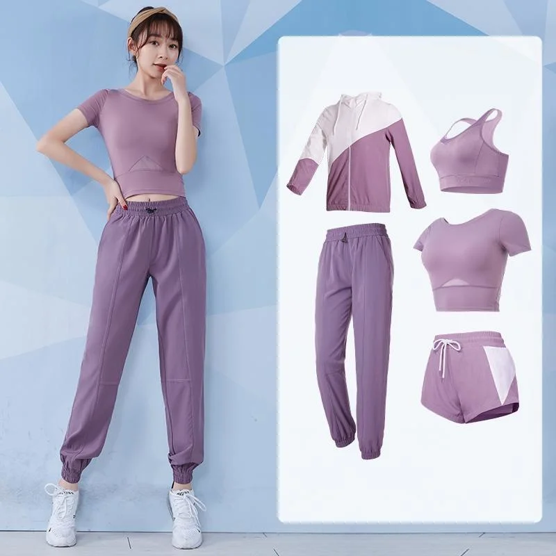 

Yoga suit women's autumn sports long sleeve quick drying clothes professional high-end fashion net red gym morning running
