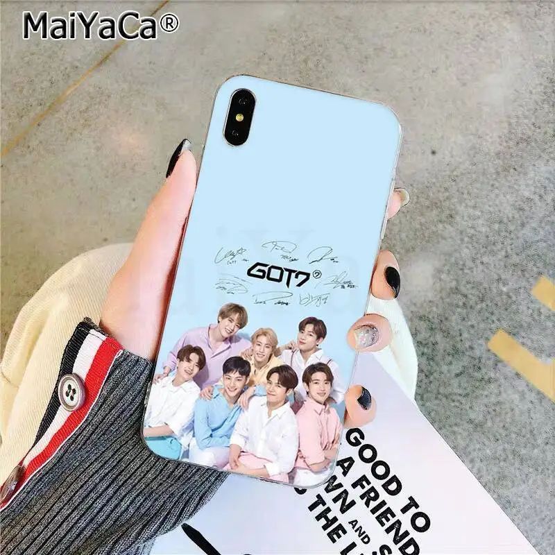 Чехол для телефона MaiYaCa Boy Group Kpop GOT7 чехол iphone SE 2020 11 pro XS MAX 8 7 6 6S Plus X 5 XR|Бамперы| |