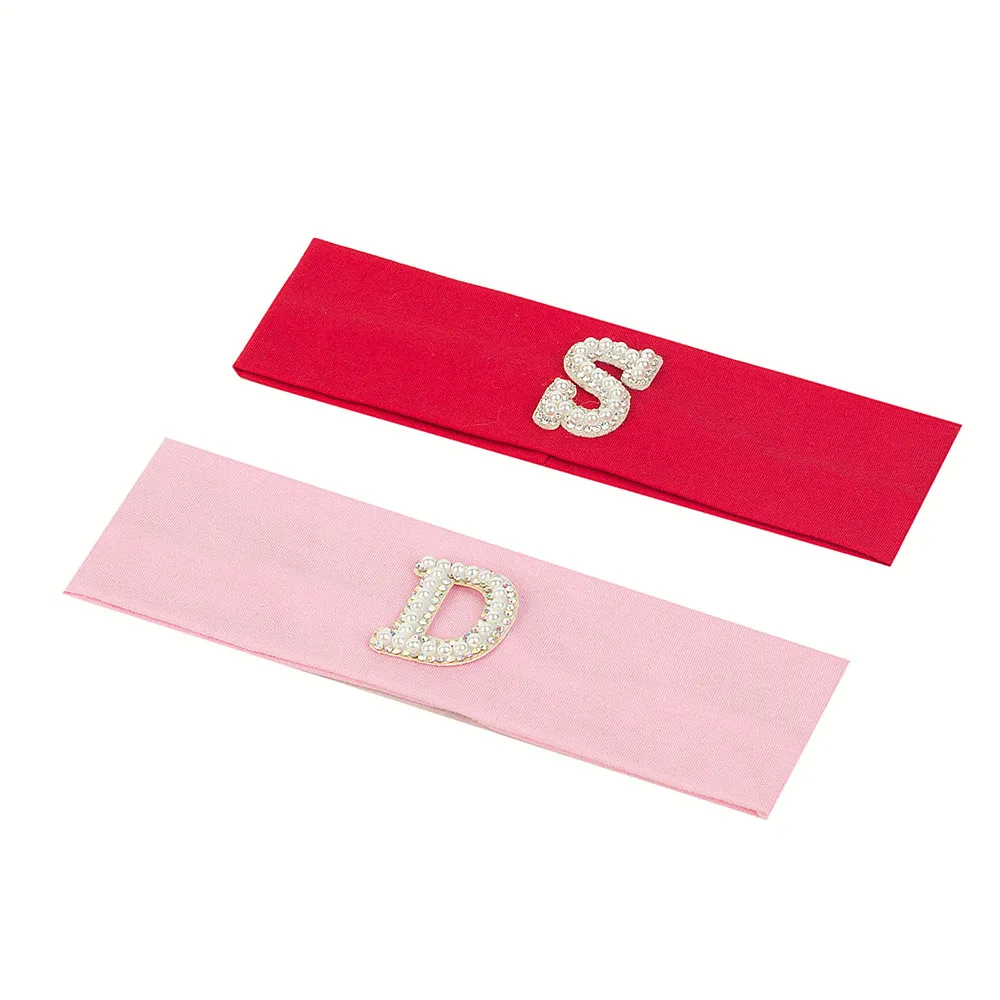 Geebro/повязка на голову из хлопка с жемчужинами для маленьких мальчиков и девочек