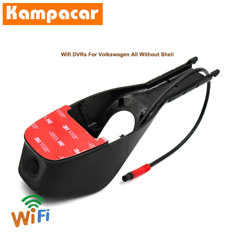 Kampacar HD Автомобильный Wifi Dvr для Volkswagen POLO CC Beetle EOS GOLF 4 6 7 Tiguan Bora Touran PASSAT b5 b6 b7 без оболочки видеорегистратор